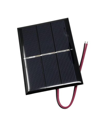 Painel Solar 1.5V 433mA 0.65W - 80x60mm | Solar
