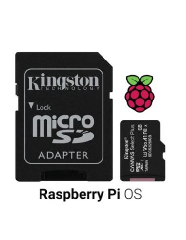 Cartão Kingston Canvas 256GB Select Plus MicroSDXC UHS-I A1 (Class 10) + Adaptador SD - Raspberry Pi OS | Memorias