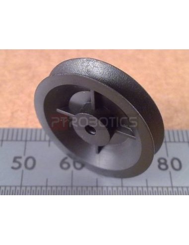 Plastic Pulley 25mm for 2mm Shaft