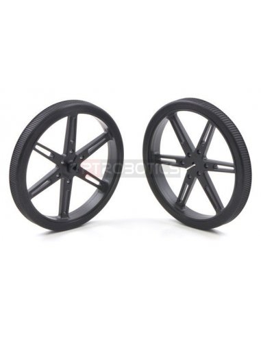 Pololu Wheel 80x10mm Pair - Black