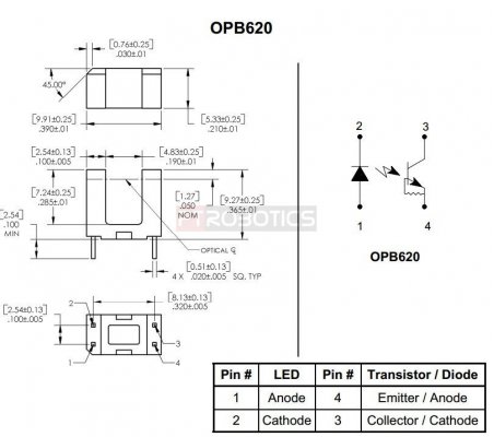 OPB620 - Slotted Optical Switch