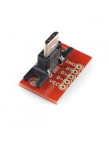 USB MicroB Plug Breakout Board