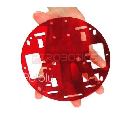 Pololu Robot Chassis RRC01A Transparent Red