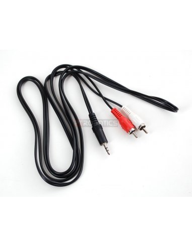 3.5mm Stereo to RCA (Composite Audio) Cable 1.8m | Cabo coaxial | Cabo av