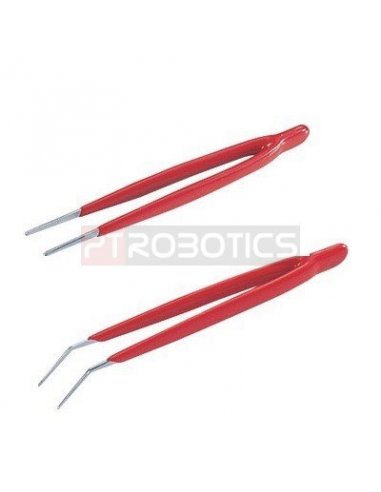 ProsKit 908-T301 Angular and Straight Tweezers Set | Pinças para Eletrónica