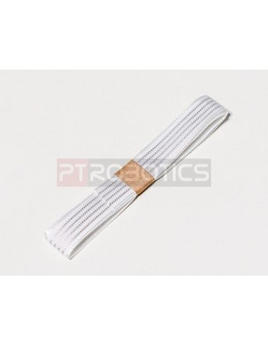 Conductive thread ribbon cable - Branco - 1 yard | Lilypad Flora Gemma