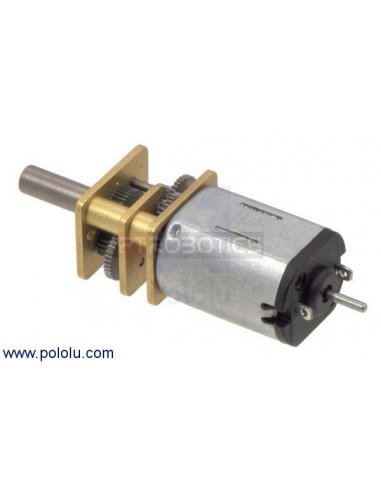 50:1 micro metal gearmotor HP with extended motor shaft | Motor DC com Engrenagens