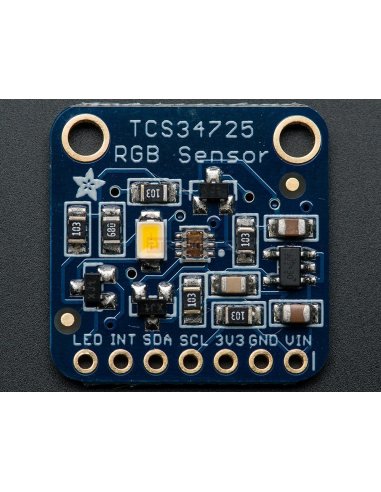 RGB Color Sensor with IR filter - TCS34725 | Sensores Ópticos