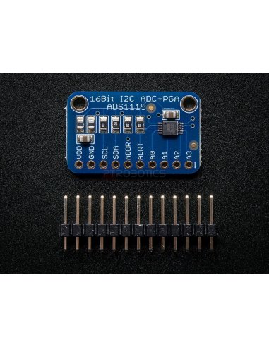 ADS1115 16-Bit ADC - 4 Channel with Programmable Gain Amplifier | Conversores