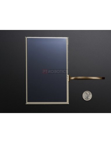 Resistive Touchscreen Overlay - 7 diag. 165mm x 105mm - 4 Wire | LCD Grafico