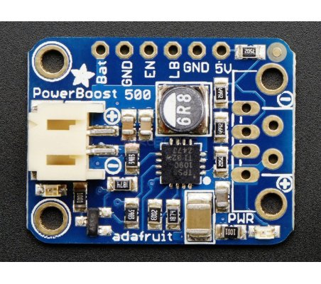 PowerBoost 500 Basic - 5V USB Boost @ 500mA from 1.8V+ Adafruit