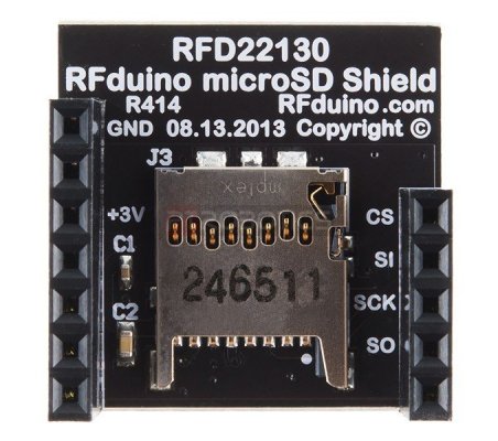 RFD22130 - RFduino - MicroSD Shield RFDuino