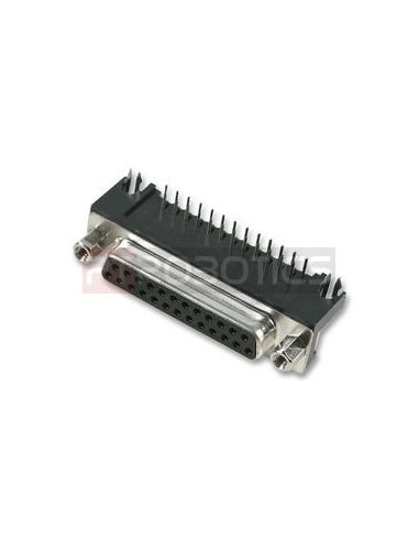 D-Sub 25 Pin Connector PCB Female