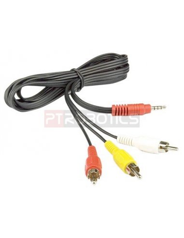 TRRS Audio and Video Cable for Raspberry Pi 1.8mt