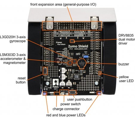 Zumo Shield for Arduino v1.2 Pololu