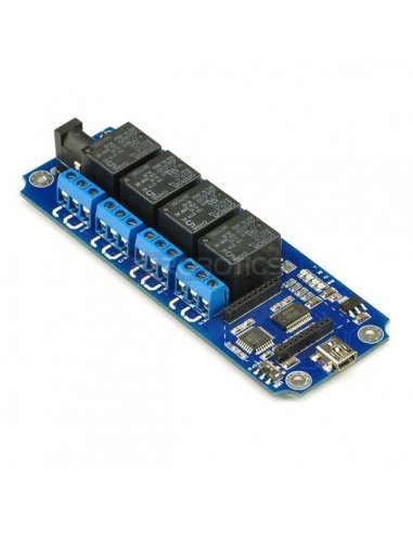 TOSR04 - 4 Channel USB/Wireless 5V Relay Module | Relés