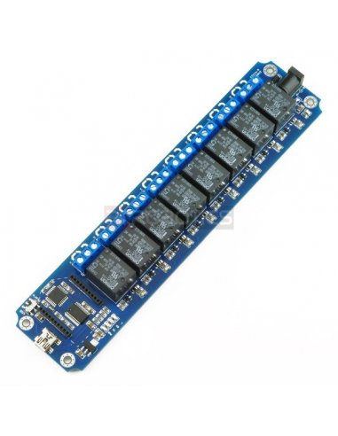 TOSR08 - 8 Channel USB/Wireless 5V Relay Module | Relés