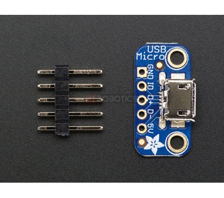 USB Micro-B Breakout Board Adafruit