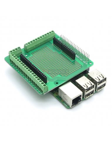 Raspberry Pi 20 pin Connector Screw Terminals Prototype Board Add-on V2.0 Itead