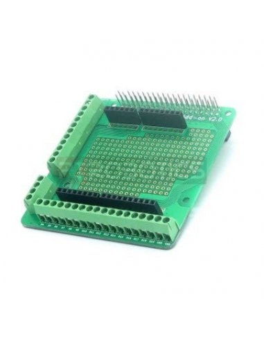 Raspberry Pi 20 pin Connector Screw Terminals Prototype Board Add-on V2.0 | HAT | Placas de Expansão Raspberry Pi