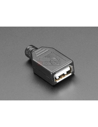 DIY Connector Shell (USB Type A - Female) Adafruit