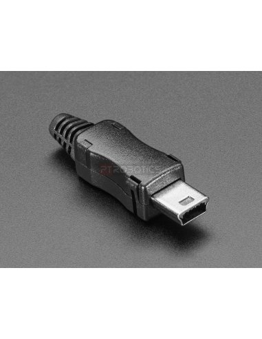 DIY Connector Shell (Mini USB Type B - Male) | Ficha USB