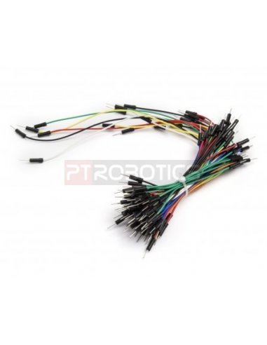 Jumper Wires M/M Pack of 65 mixed colours Arduino