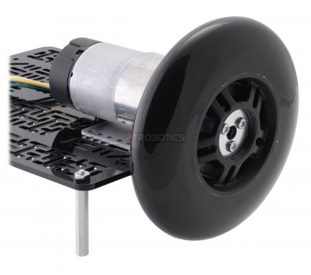 Scooter/Skate Wheel 144×29mm - Black Pololu