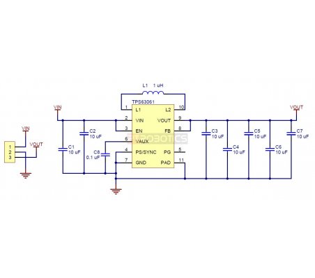 Pololu 5V Step-Up/Step-Down Voltage Regulator | Regulador de Voltagem S7V7F5 Pololu