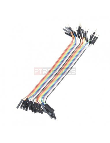 Jumper Wires - Connected 6 M/F Pack of 20 | Jumper Wires