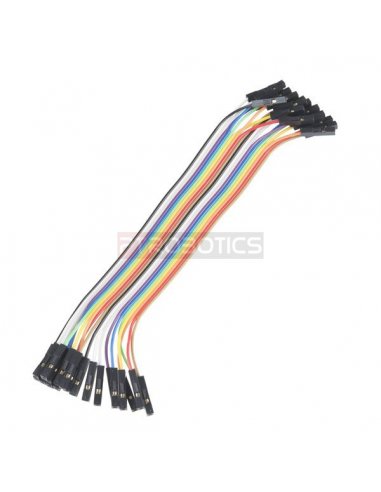 Jumper Wires - Connected 6 F/F Pack of 20 | Jumper Wires