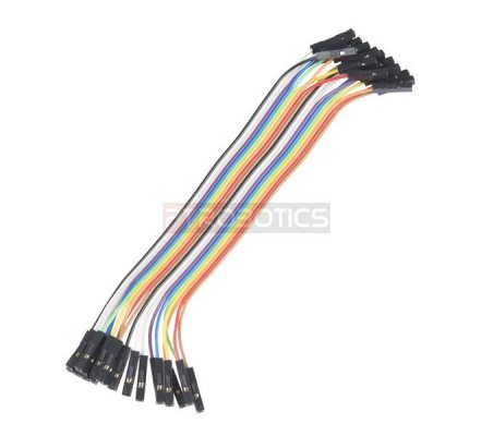 Jumper Wires - Connected 6" F/F Pack of 20 Sparkfun