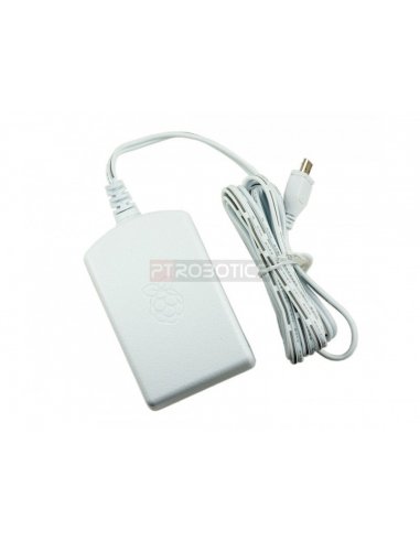 Micro USB power supply adapter 5.1V 2.5A Branco