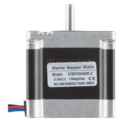 Stepper Motor - 125 oz.in (200 steps/rev, 600mm Wire) Sparkfun