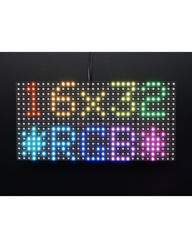 Medium 16x32 RGB LED matrix panel | Matriz de Led