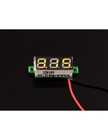 0.28 inch LED digital DC voltmeter – Amarelo Seeed