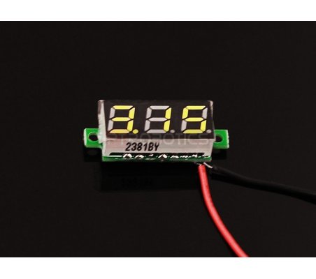 0.28 inch LED digital DC voltmeter – Amarelo Seeed