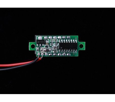 0.28 inch LED digital DC voltmeter - Verde Seeed