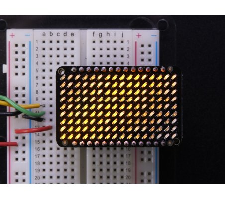 LED Charlieplexed Matrix - 9x16 LEDs - Amarelo Adafruit
