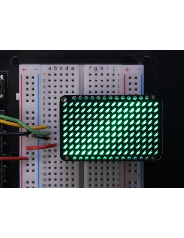 LED Charlieplexed Matrix - 9x16 LEDs - Verde Adafruit