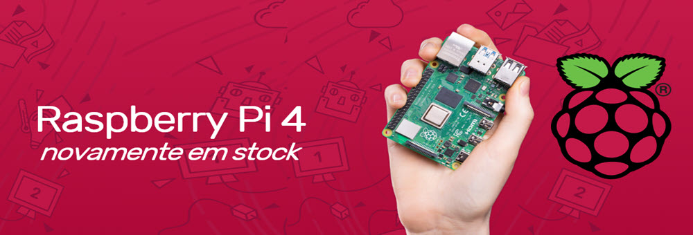 PTRobotics - Raspberry Pi novamente em stock