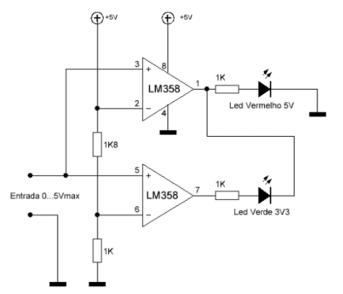 logica-microcontrolador-​LM358-ptrobotics