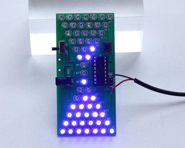 Kit de Eletrónica LED DIY - Ampulheta